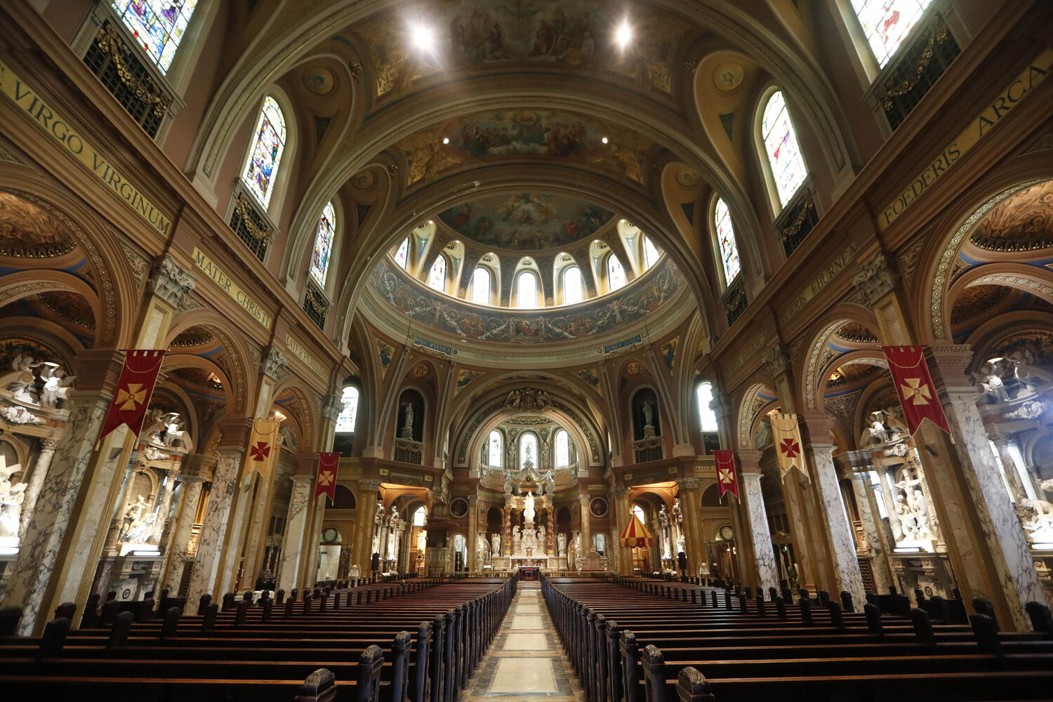 View of the altar